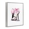Stupell Industries Pastel Pink Luxe Heels Framed Giclee Design by Stella Chang